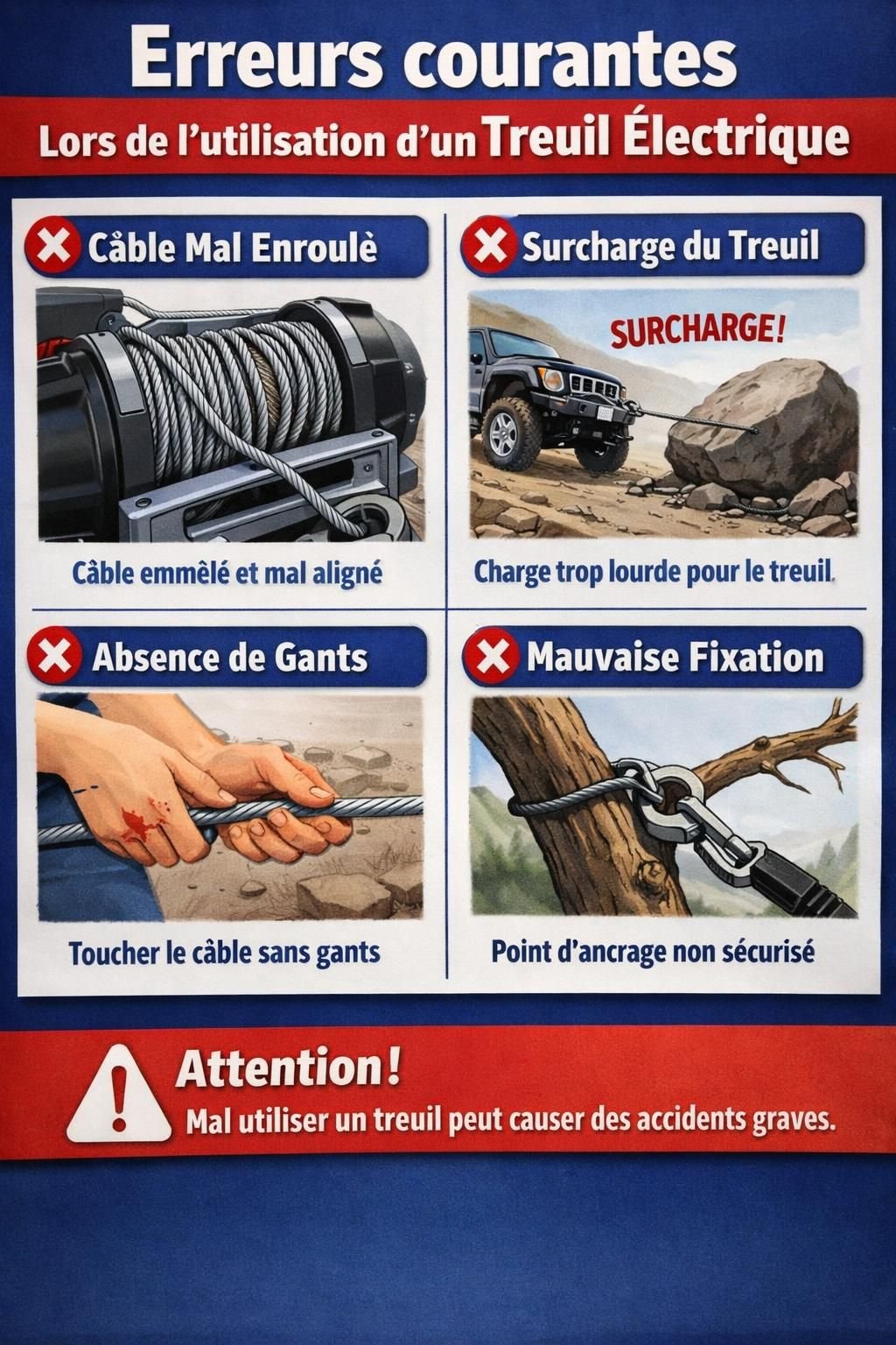 découvrez l'utilité d'un treuil électrique et apprenez à l'utiliser efficacement pour faciliter vos opérations de levage et de traction en toute sécurité.