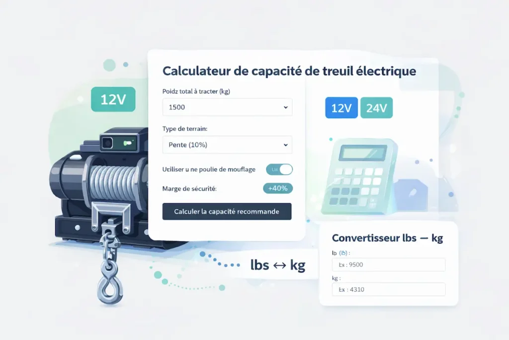 calculateur-capacite-treuil-electrique-12v-24v-conversion-kg-lbs