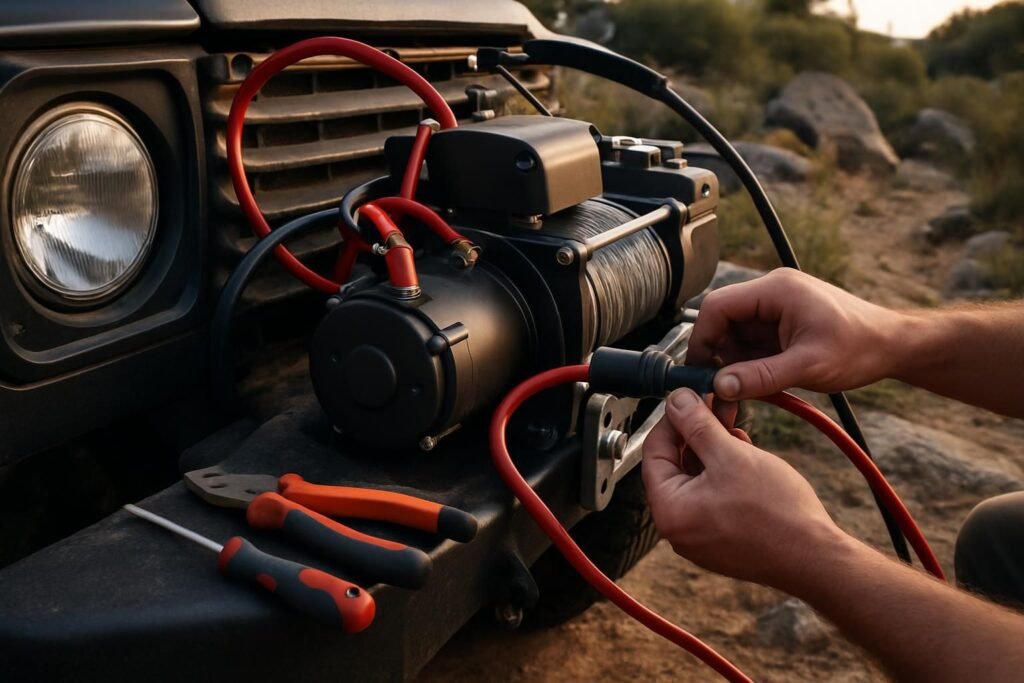 découvrez notre guide complet pour brancher un treuil 4x4 en toute sécurité, avec des astuces pratiques pour une installation facile et efficace.