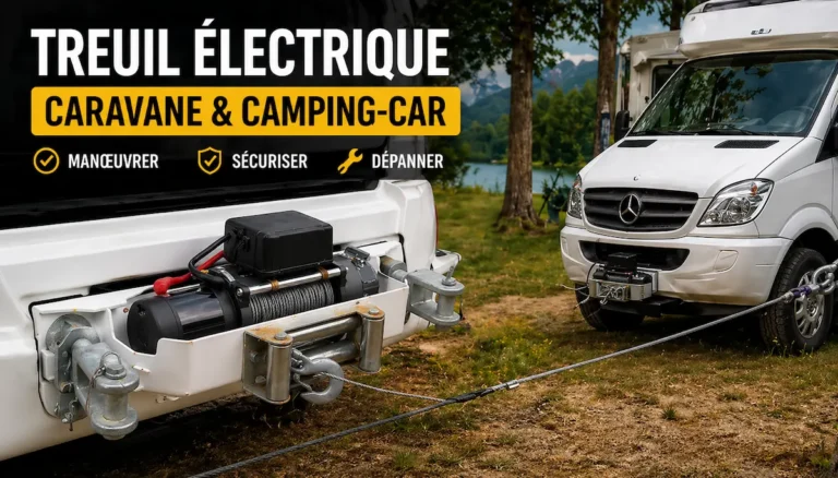 Treuil électrique caravane et camping-car : guide 2026